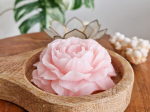 Amberblokje roos – rozen